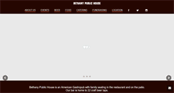 Desktop Screenshot of bethanypublichouse.com